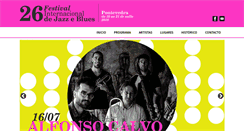 Desktop Screenshot of jazzpontevedra.com